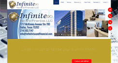 Desktop Screenshot of infinitetaxandfinancial.com